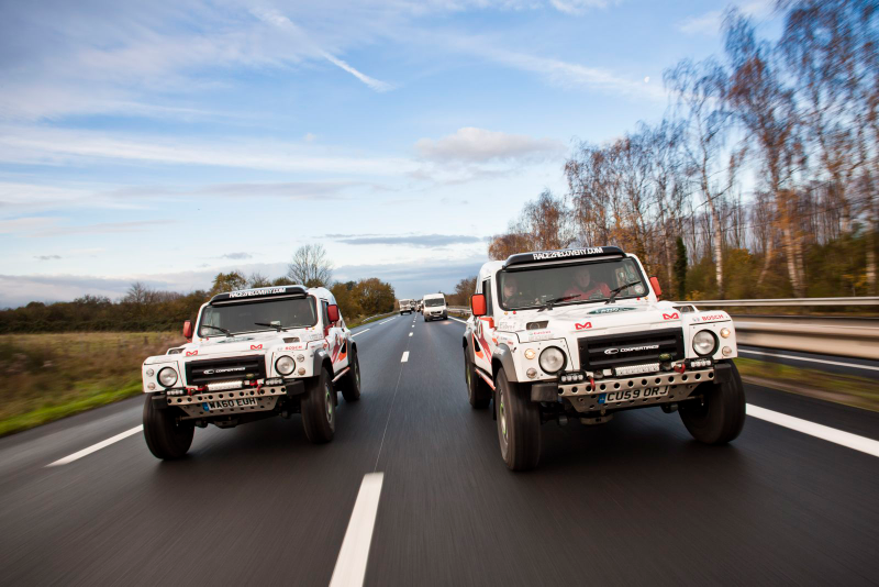 Illustration for article titled Land Rover-Sponsored Race2Recovery Sets Sail To Dakar